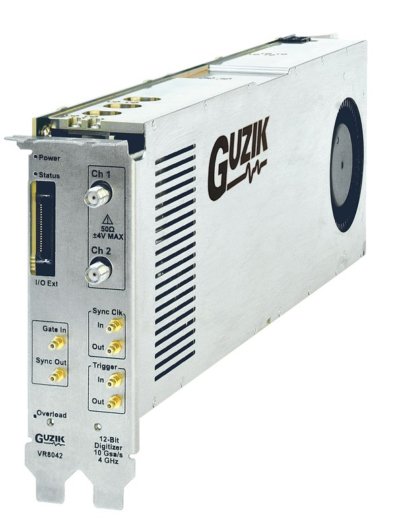 VR8042 - 2 通道、12 位、10GS/S、DC-4GHZ 数字化仪 价格18xxxx，二次开发。Labview 驱动。 