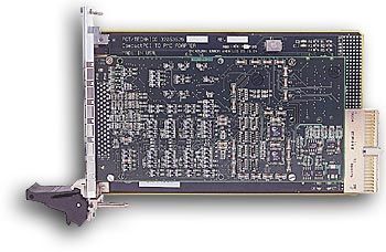 cPCI66-16AISS8AO4: 12-Channel, 16-Bit PMC Analog Input/Output Board With Eight Simultaneously Sampled Analog Inputs, Four Analog Outputs, and Input Sampling Rates to 2.0 MSPS per channel