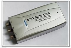 USB接口；200MHz采样；9位分辨率，14K存，100MHz带宽，二次开发，Labview 驱动。