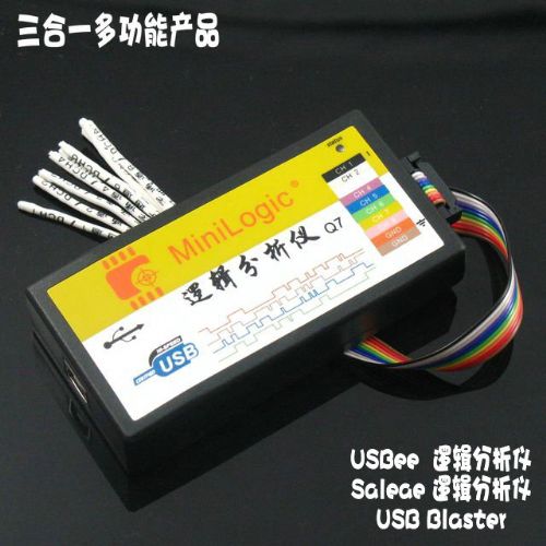 ·8 通道逻辑分析·宽范围输入电平，支持 1.8V - 5V 电平·高采样速率，每通道都支持 24Mbps 高速采样·存储深度, 受限于实际物理内存, 一般为 10M - 50M
