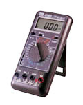 自动关闭电源3 3/4位液晶显示, 4000 count DMM with Peak Hold 频率测量(自动换文件) 电感,电容,温度测量(diode type)