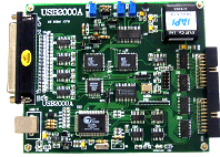 14位单端16通道/双端8通道400K A/D卡（AD芯片为AD7899-1），程控增益1、2、4、8或1、10、100、1000， 1～1000，±5V、±10V,量程，8K字FIFO存储器；12位4路DA，±5V、0～10V、±10V量程，开关量输入、输出各16路，1路16位定时/计数器。
