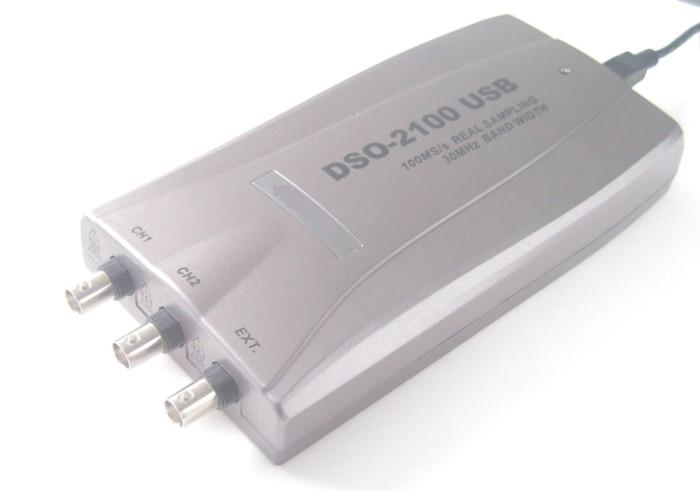 USB 接口,免电源,2通道,100MHz采样,40MHz带宽, 数据到EXCEL,FFT 频谱,二次开发,Labview驱动

