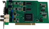LDI520VSE双通道高速数字存储示波卡,105Msps 14-bit A/D转换器,LDI520VSE板上带有1024K样点的SRAM，可以预触发和触发后的延时。
