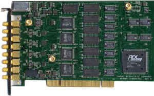 4通道,300MHz/s,12 位分辨率,PCI波形发生器卡