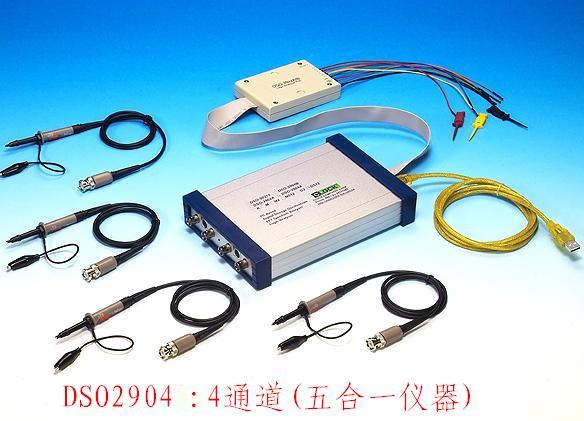 USB2.0接口,带宽170MHz,实时采样双通道1GSa/s,四通道500MSa/s,20GSa/s等效采样,存储深度:8096K,二次开发用于高速采集.